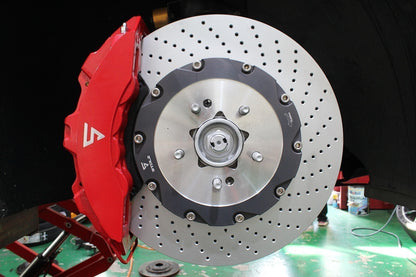 TESLA MODEL S PLAID (2021+ )BIG BRAKE FRONT 8P (405×34) + REAR 4P (380×31) + EPB
