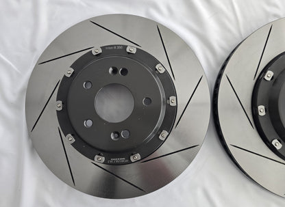 Lightweight 350mm Slotted Front Floating Brake Discs Stinger GT GT1 GT2- Pair KR