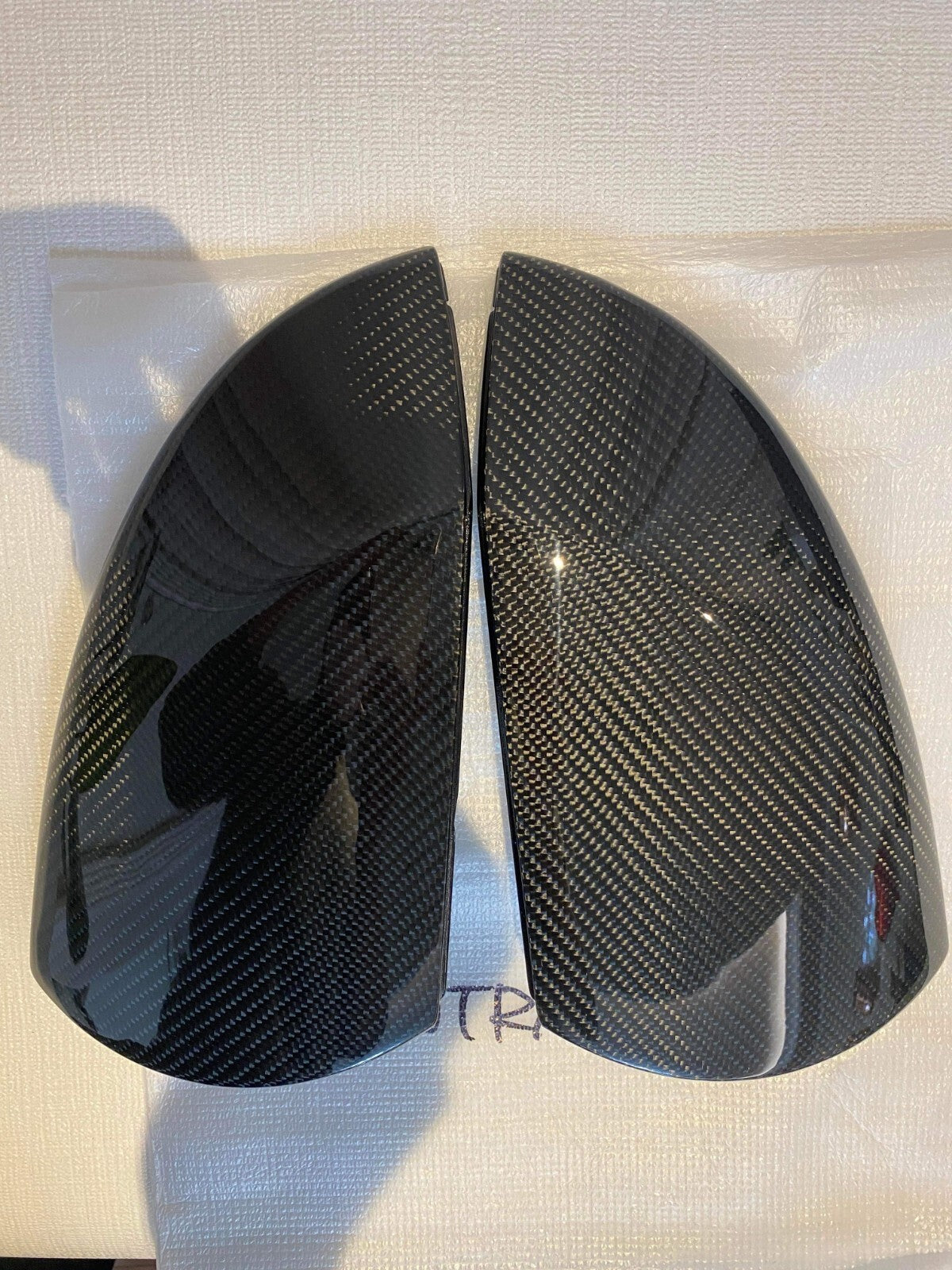 Real Carbon Fiber Mirror Cover Caps for 2021-2023 Hyundai Elantra N CN7 Sedan CF