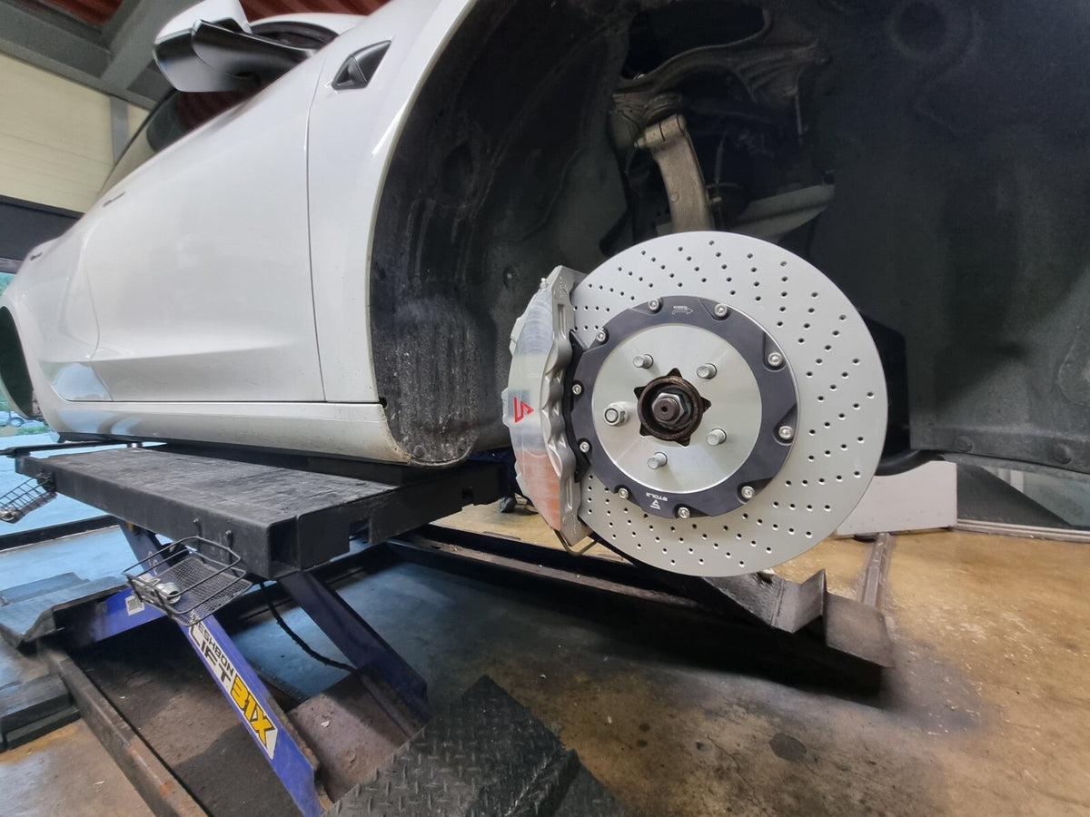Front 8-Pot Big Brake Kit 405mm For Tesla Model 3 2017-2026 Performance Upgrade