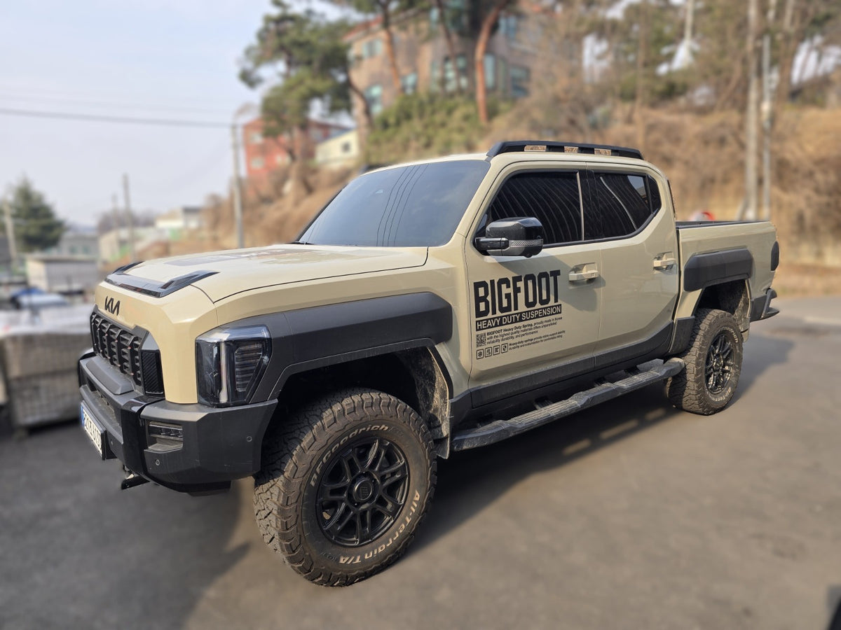 Kia Tasman F&R 2" Lift Coilovers & Block Kit, BIGFOOT Suspension Upgrade Kit