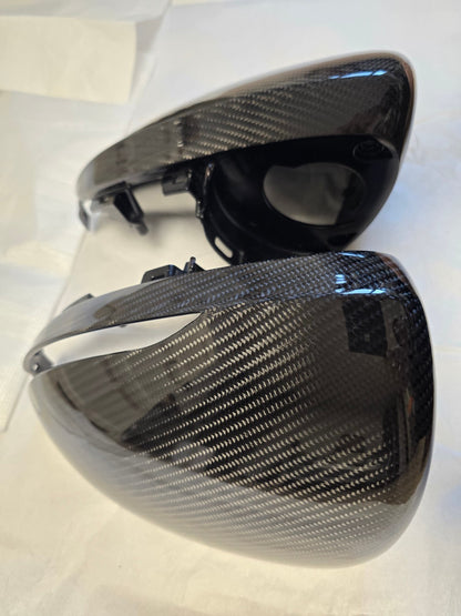 Real Carbon Fiber Side Mirror Cover Housing Replacement 2022-2026 Genesis GV70