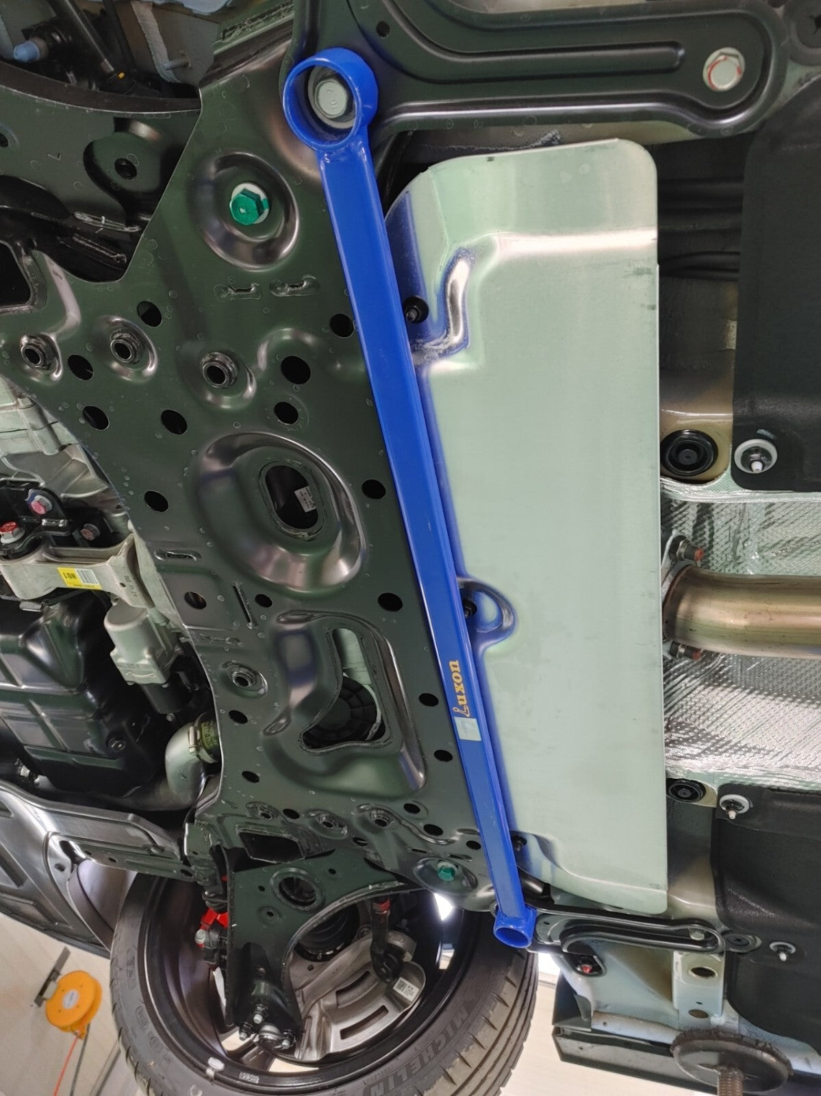 ELANTRA N - UNDER BAR SET: FRONT(MEMBER+UNDER) & REAR(MEMBER+UNDER) BAR [LUXON]
