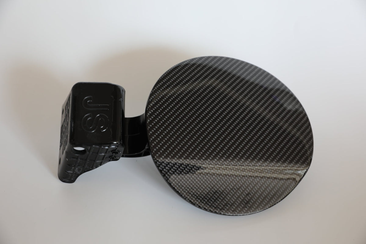 Real Carbon Fiber Gas Cap Fuel Door Cover for Hyundai Veloster N 19 20 21 22