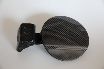 Real Carbon Fiber Gas Cap Fuel Door Cover for Hyundai Veloster N 19 20 21 22