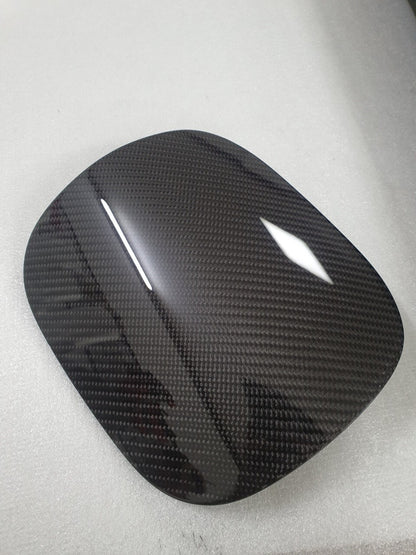 Real Carbon Fiber Fuel Gas Door Cover For 2021-2026 Kia K5 Optima DL3 Glossy CF