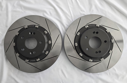 Lightweight 350mm Slotted Front Floating Brake Discs Genesis G70 - Pair KR