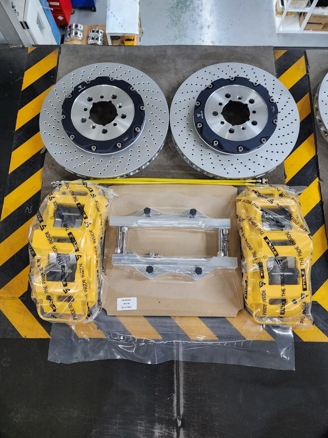BIG BRAKE FRONT 8P (380×34) / BMW (2005 - 2023) 5 SERIES (E60, F10, G30)