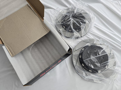 Lightweight 340mm Slotted Rear Floating Brake Discs Genesis G70 3.3T - Pair KR