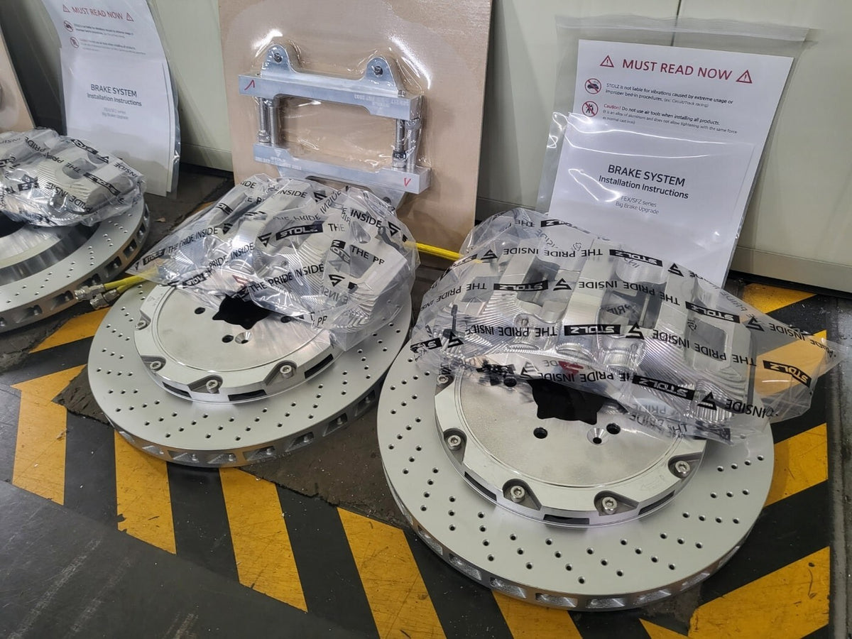 Kia Stinger GT Stolz SFZ Big Brake Kit 6-Pot Front 4-Pot Rear 380mm BBK Upgrade