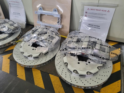 Kia Stinger GT Stolz SFZ Big Brake Kit 6-Pot Front 4-Pot Rear 380mm BBK Upgrade