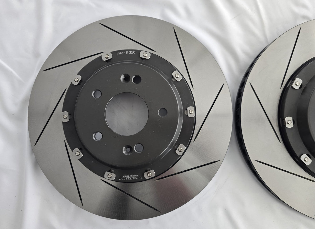 Lightweight 350mm Slotted Front Floating Brake Discs Genesis G70 - Pair KR
