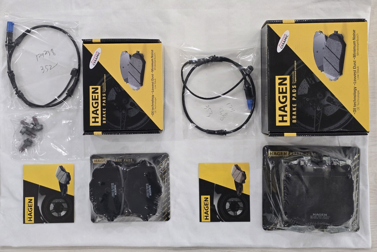 HAGEN F&R Brake Pads for BMW (G05) X5 M Sport Low Dust! - Ship Today! VIN Please