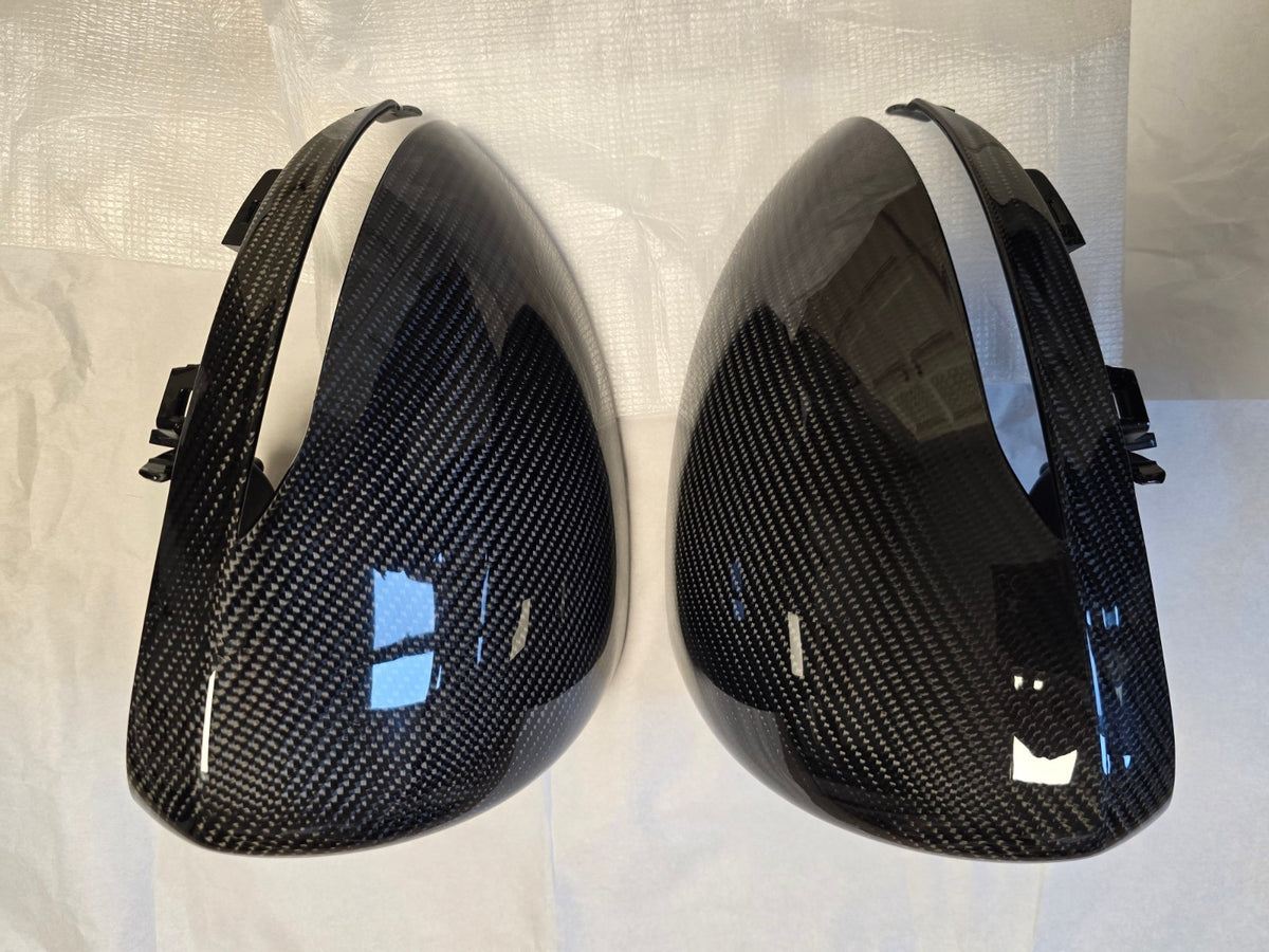 Real Carbon Fiber Side Mirror Cover Housing Replacement 2022-2026 Genesis GV70