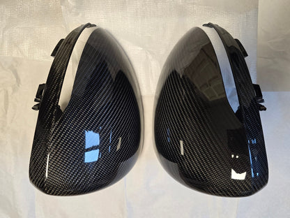 Real Carbon Fiber Side Mirror Cover Housing Replacement 2022-2026 Genesis GV70