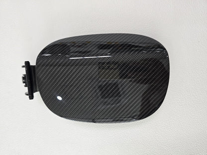 Real Carbon Fiber Gas Cap Fuel Door Cover for Hyundai Genesis Coupe