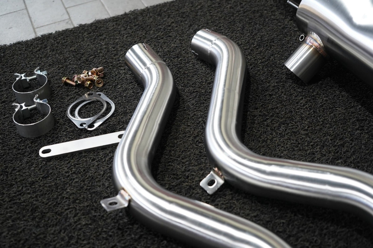 JUN B.L EVC Axle-Back Exhaust For 2022-2026 Genesis GV70 2.5T 3.5T Valvetronic