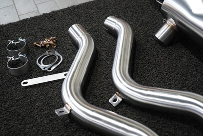 JUN B.L EVC Axle-Back Exhaust For 2022-2026 Genesis GV70 2.5T 3.5T Valvetronic