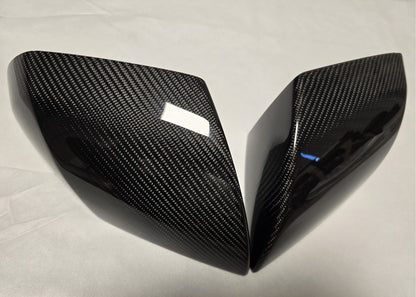 Real Carbon Fiber Mirror Covers Hyundai IONIQ 5N 2024-2026 Side Caps Pair Set