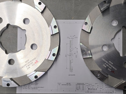 Front 8-Pot Big Brake Kit 405x34mm 2011-2021 Jeep Grand Cherokee WK2 Performance