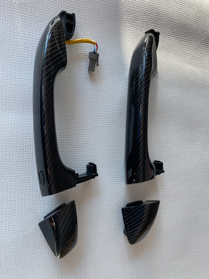 Real Carbon Fiber Door Handle Cover Set for Kia Stinger GT CK 2018-2023 8pcs