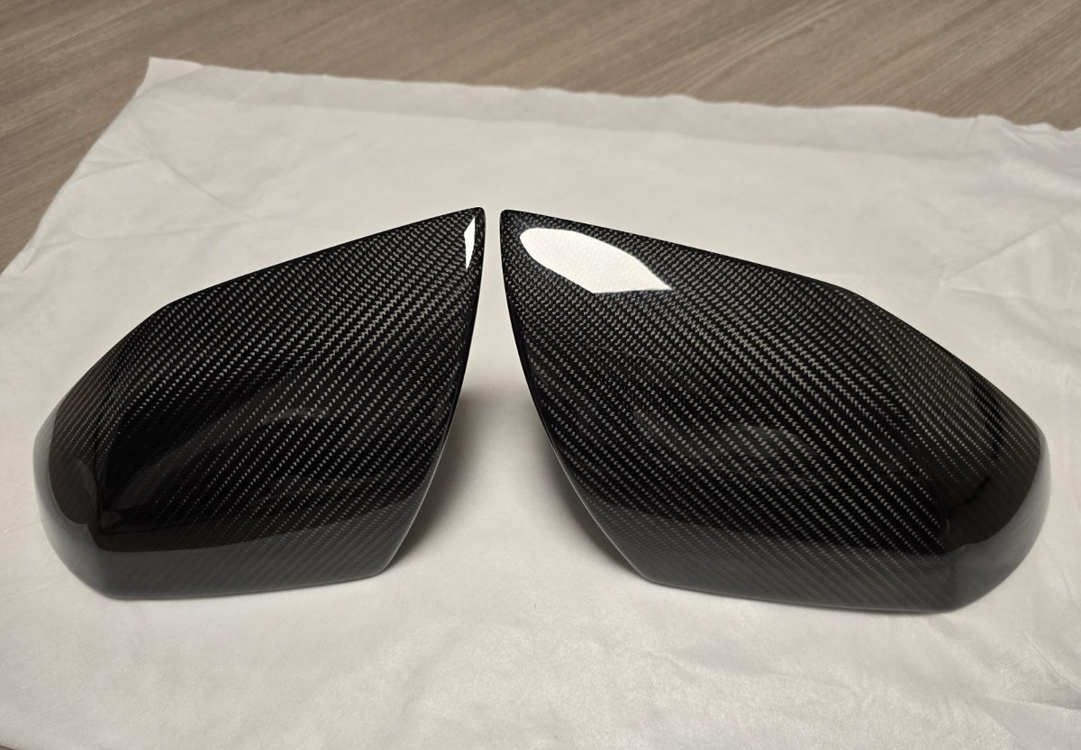 Real Carbon Fiber Mirror Covers Hyundai IONIQ 5N 2024-2026 Side Caps Pair Set