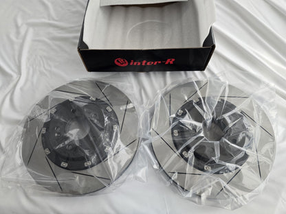 Lightweight 350mm Slotted Front Floating Brake Discs Genesis G70 - Pair KR
