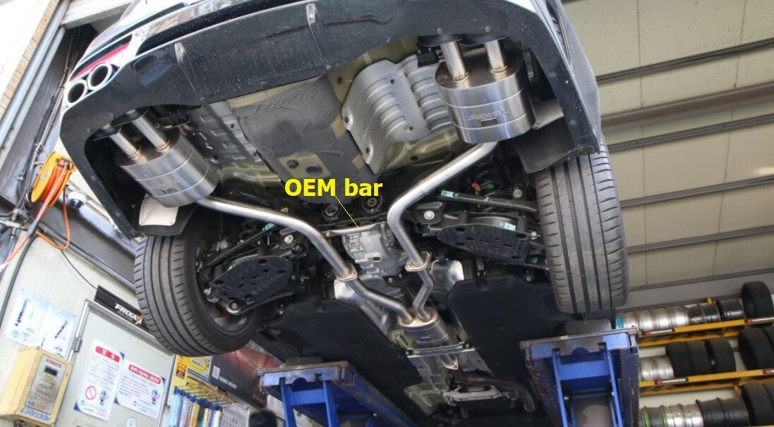 JUN B.L Racing Cat-Back Exhaust for KIA Stinger 2.0T 2018-2021 Performance Sound