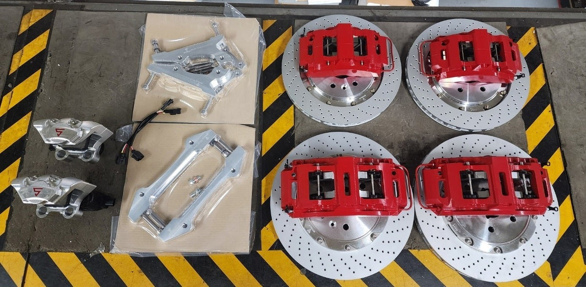 Front 8P Rear 4P Big Brake Kit 2027 Kia Telluride LQ2 405mm 380mm EPB Support
