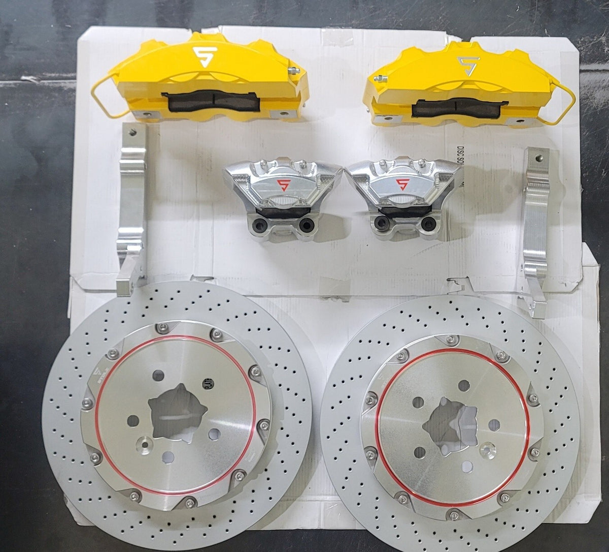 Tesla Model 3 Y S X 2020-2026 Rear Big Brake Kit 4-Piston 380mm EPB Compatible