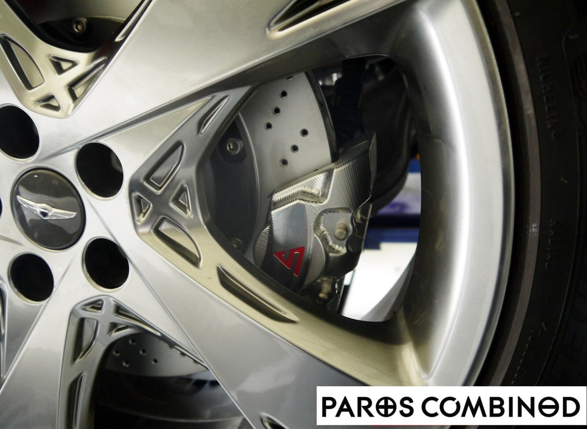 Genesis GV80 Rear Big Brake Kit 4 Pot  Upgrade 380×31 Drilled Rotors EPB System