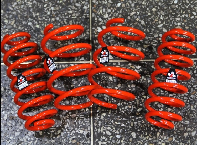 LOWERING SPRING F&R 4 Pieces (20mm, 0.8-inch) for ELANTRA N [Performance type]
