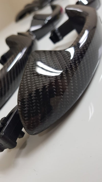 Real Carbon Fiber Door Handle Cover Set for Kia Stinger GT CK 2018-2023 8pcs