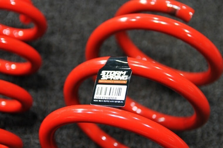 LOWERING SPRING F&R 4 Pieces (20mm, 0.8-inch) for ELANTRA N [Performance type]