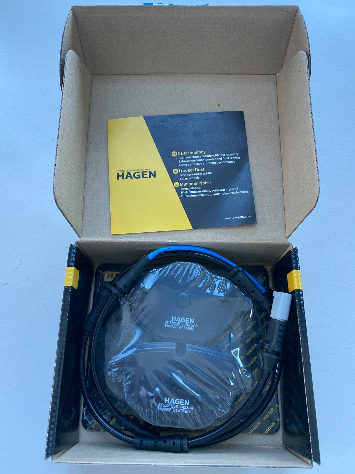BMW 528i F10 REAR GENUINE PADS REPLACEMANT [HAGEN] - MADE IN KOREA
