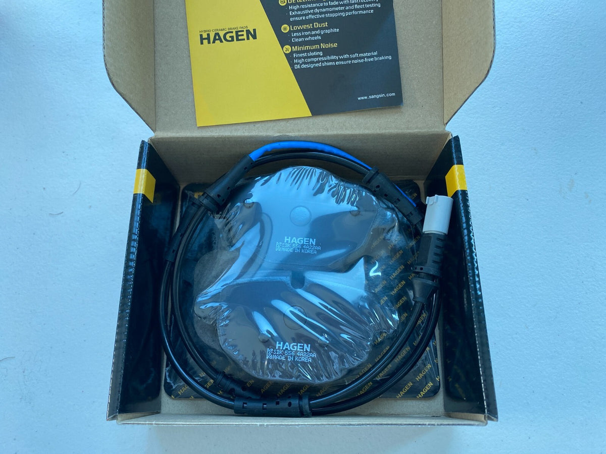 BMW 528i F10 REAR GENUINE PADS REPLACEMANT [HAGEN] - MADE IN KOREA