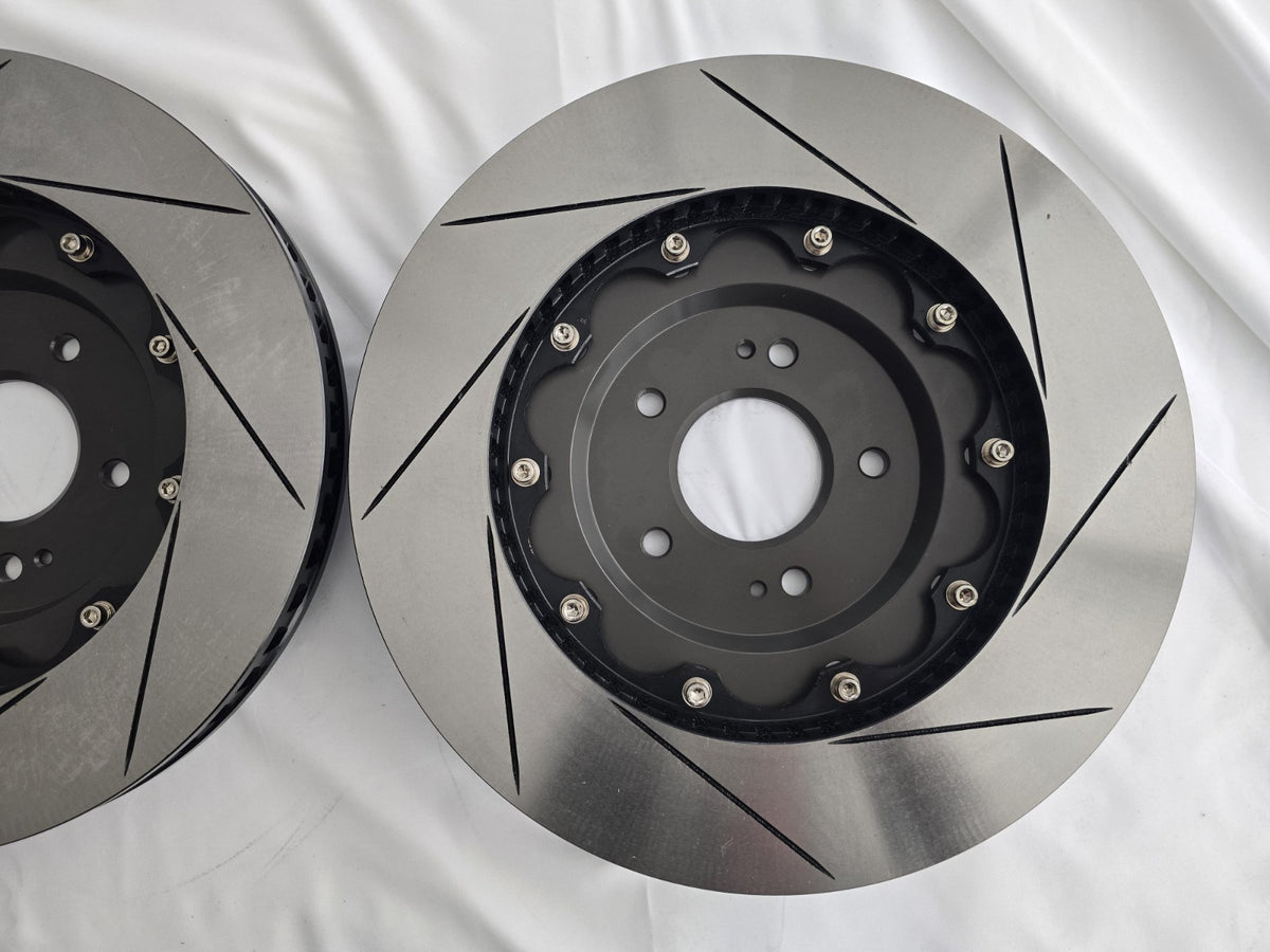 Lightweight 350mm Slotted Front Floating Brake Discs Genesis G70 - Pair KR