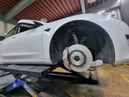 Front 8-Pot Big Brake Kit 405mm For Tesla Model 3 2017-2026 Performance Upgrade