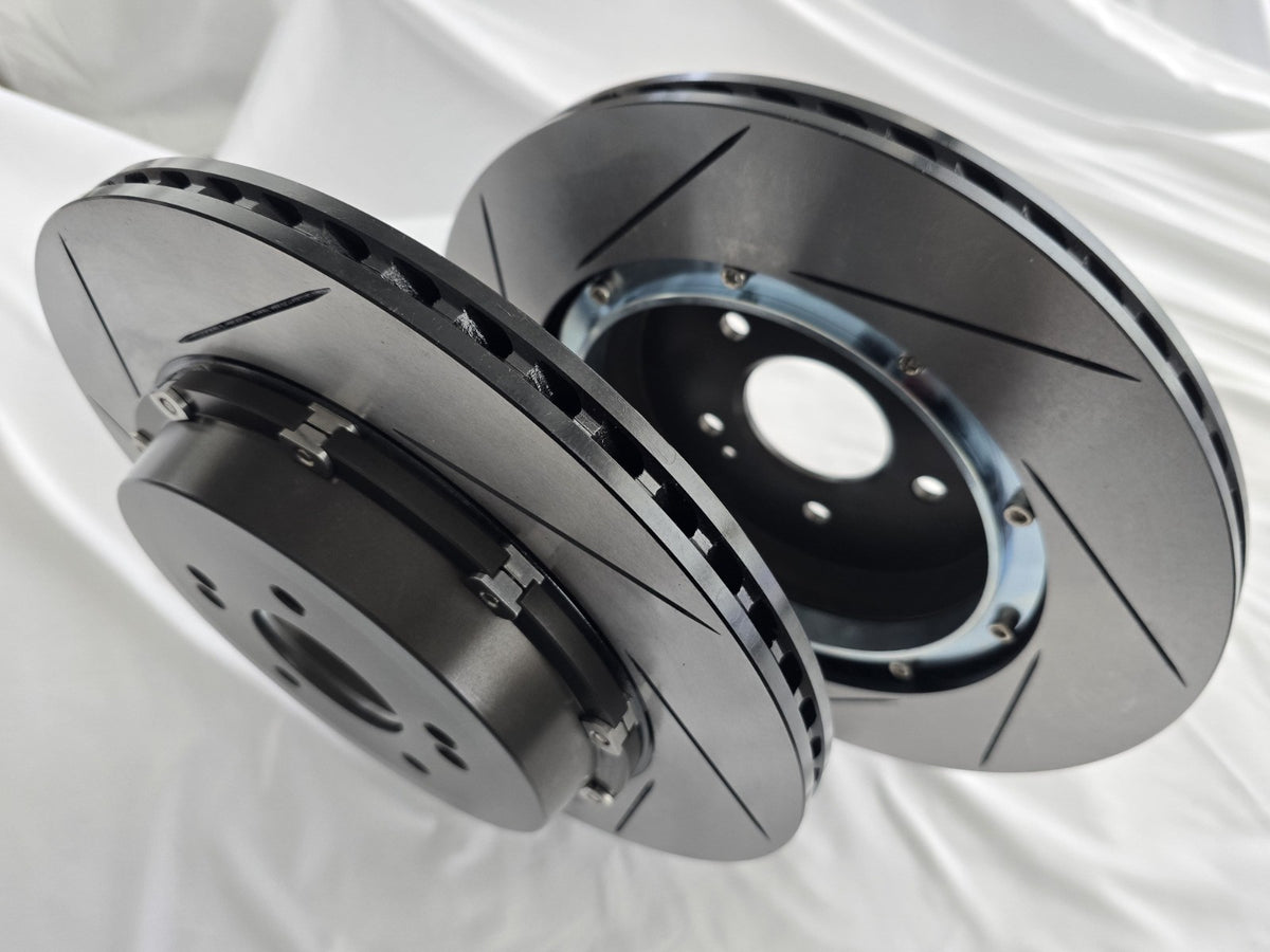 Lightweight 340mm Slotted Rear Floating Brake Discs Genesis G70 3.3T - Pair KR