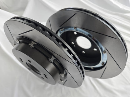 Lightweight 340mm Slotted Rear Floating Brake Discs Genesis G70 3.3T - Pair KR