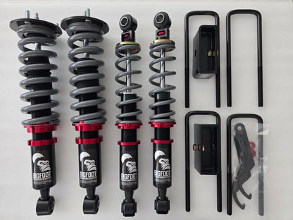Kia Tasman F&R 2" Lift Coilovers & Block Kit, BIGFOOT Suspension Upgrade Kit