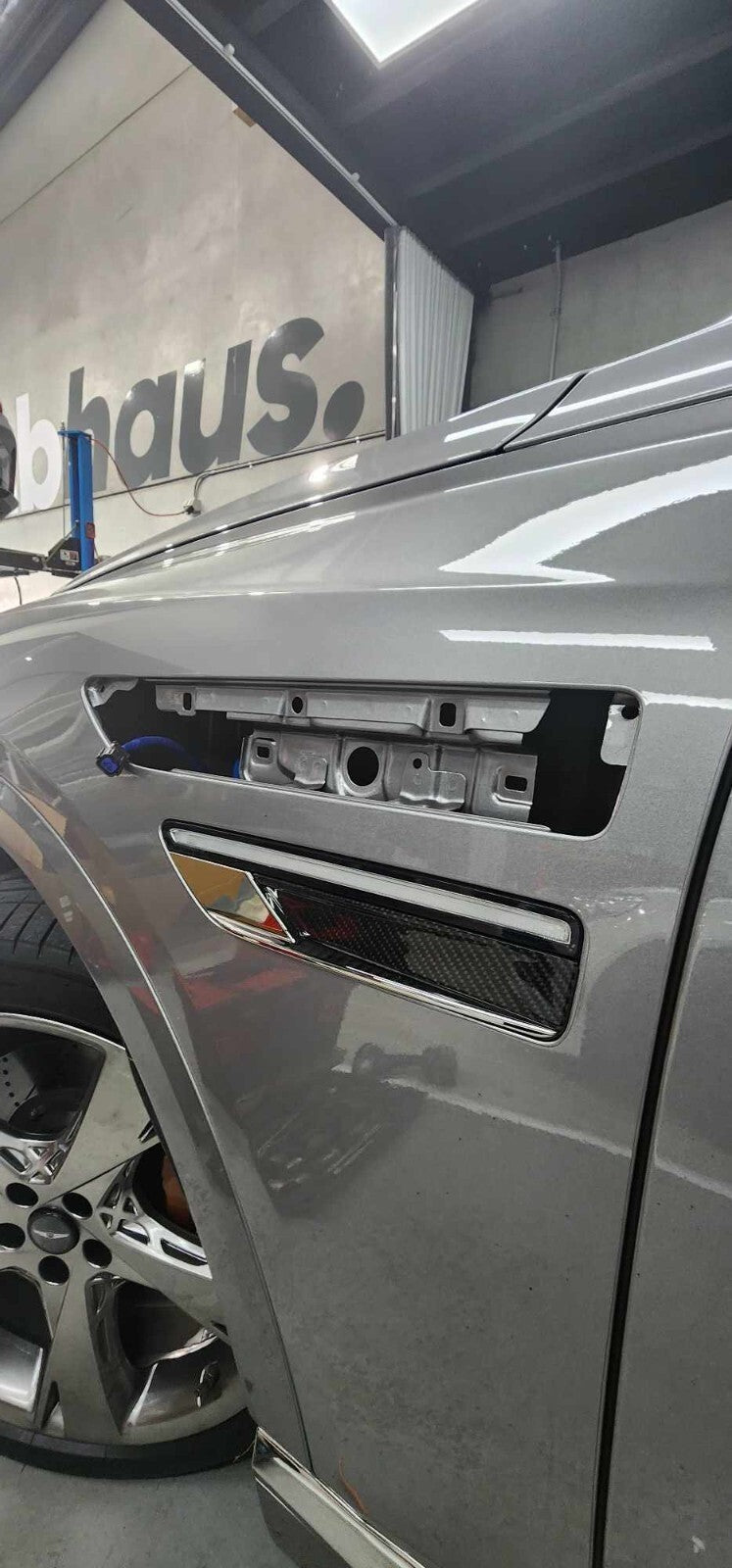 REAR CARBON FENDER GARNISH for GENESIS 20 21 22 23 24 25 26 GV80