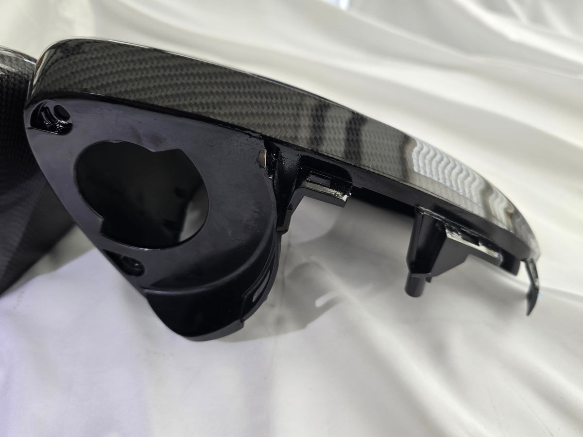 Real Carbon Fiber Side Mirror Cover Housing Replacement 2022-2026 Genesis GV70