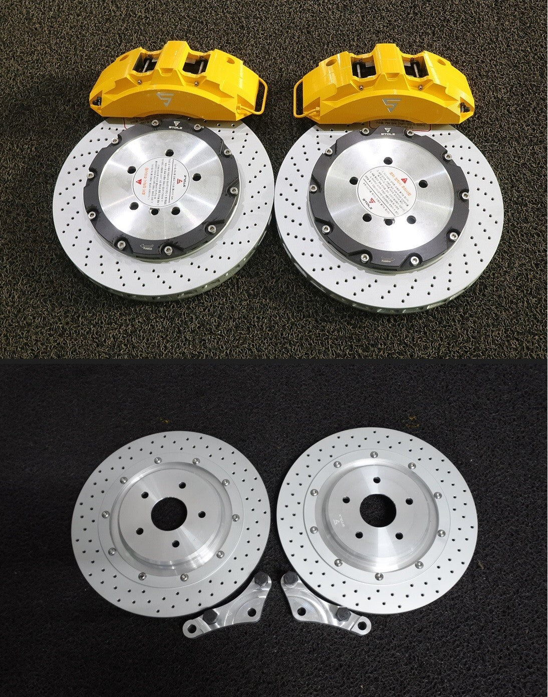 STOLZ Front 6-Piston 380mm & Rear 350mm Expansion Brake Kit for Toyota Sienna