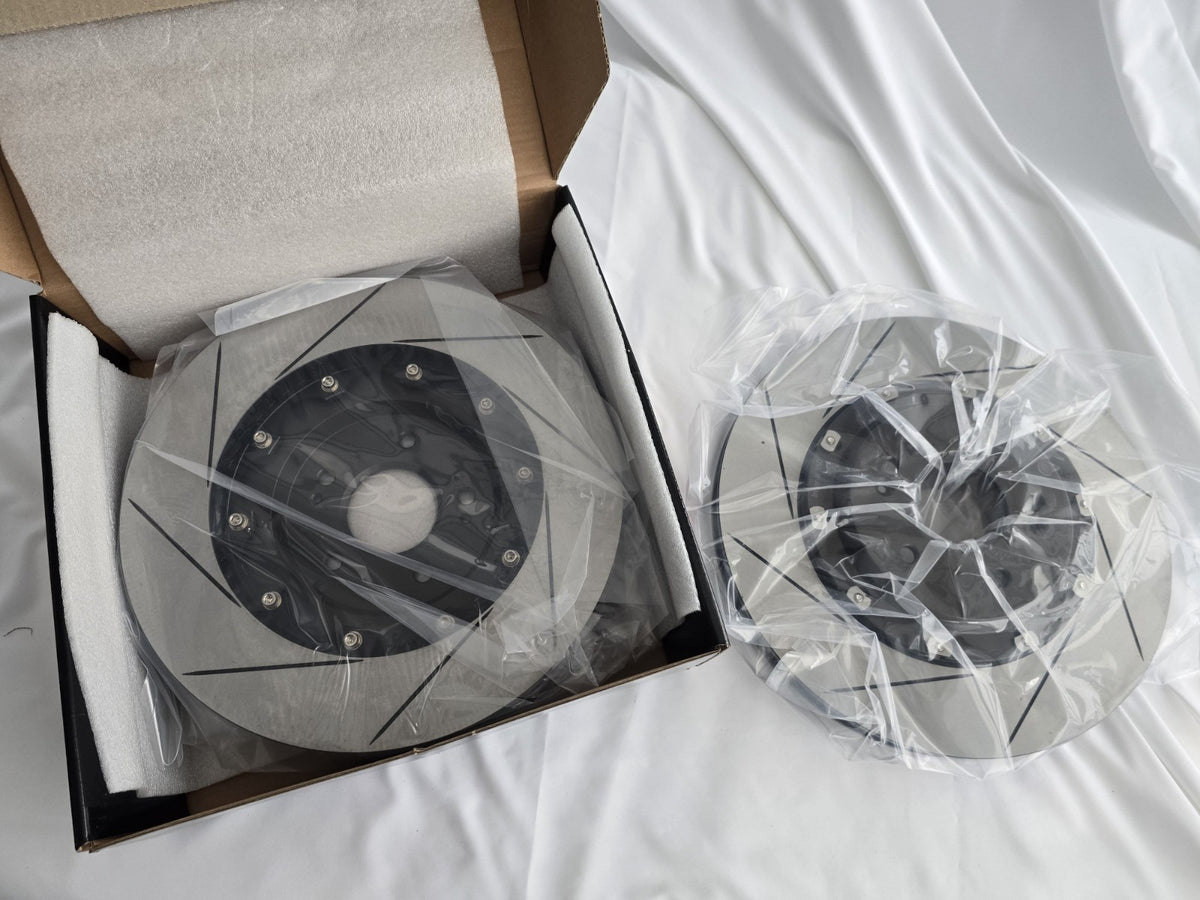 Lightweight 350mm Slotted Front Floating Brake Discs Genesis G70 - Pair KR