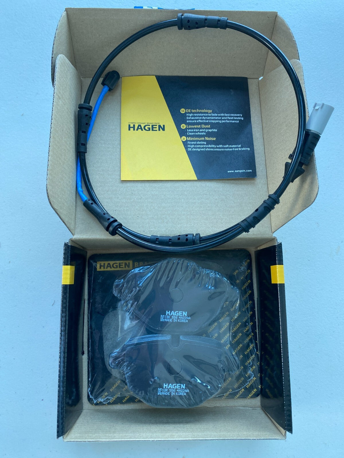 BMW 528i F10 REAR GENUINE PADS REPLACEMANT [HAGEN] - MADE IN KOREA