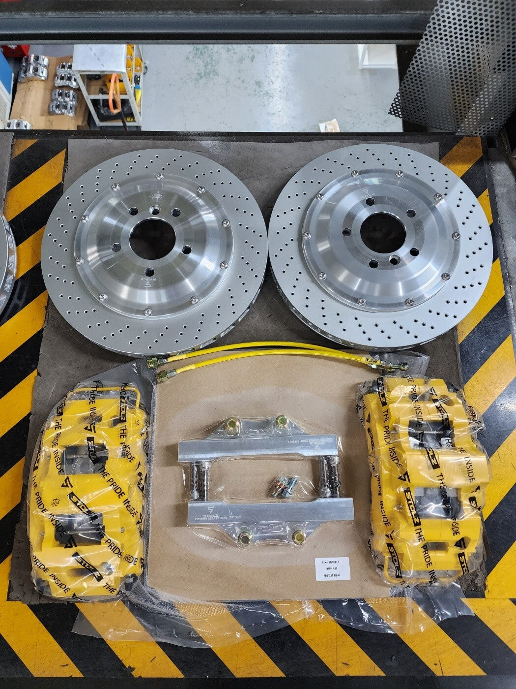 BIG BRAKE FRONT 6P 380×31 & REAR 4P 380×31 for BMW M3 F80 / M4 F82 F83 [STOLZ]
