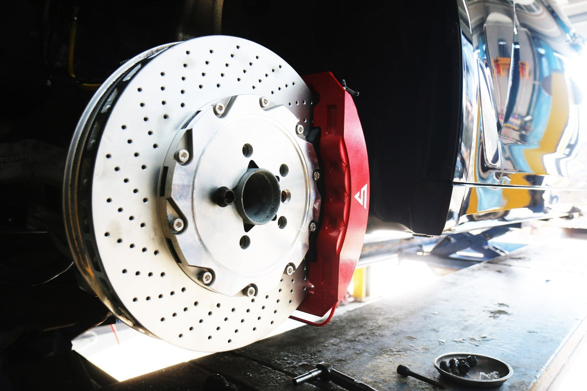 HIGH PERFORMANCE BIG BRAKE KIT FRONT 8P (380×34) / LEXUS LS460 (2007-2017)