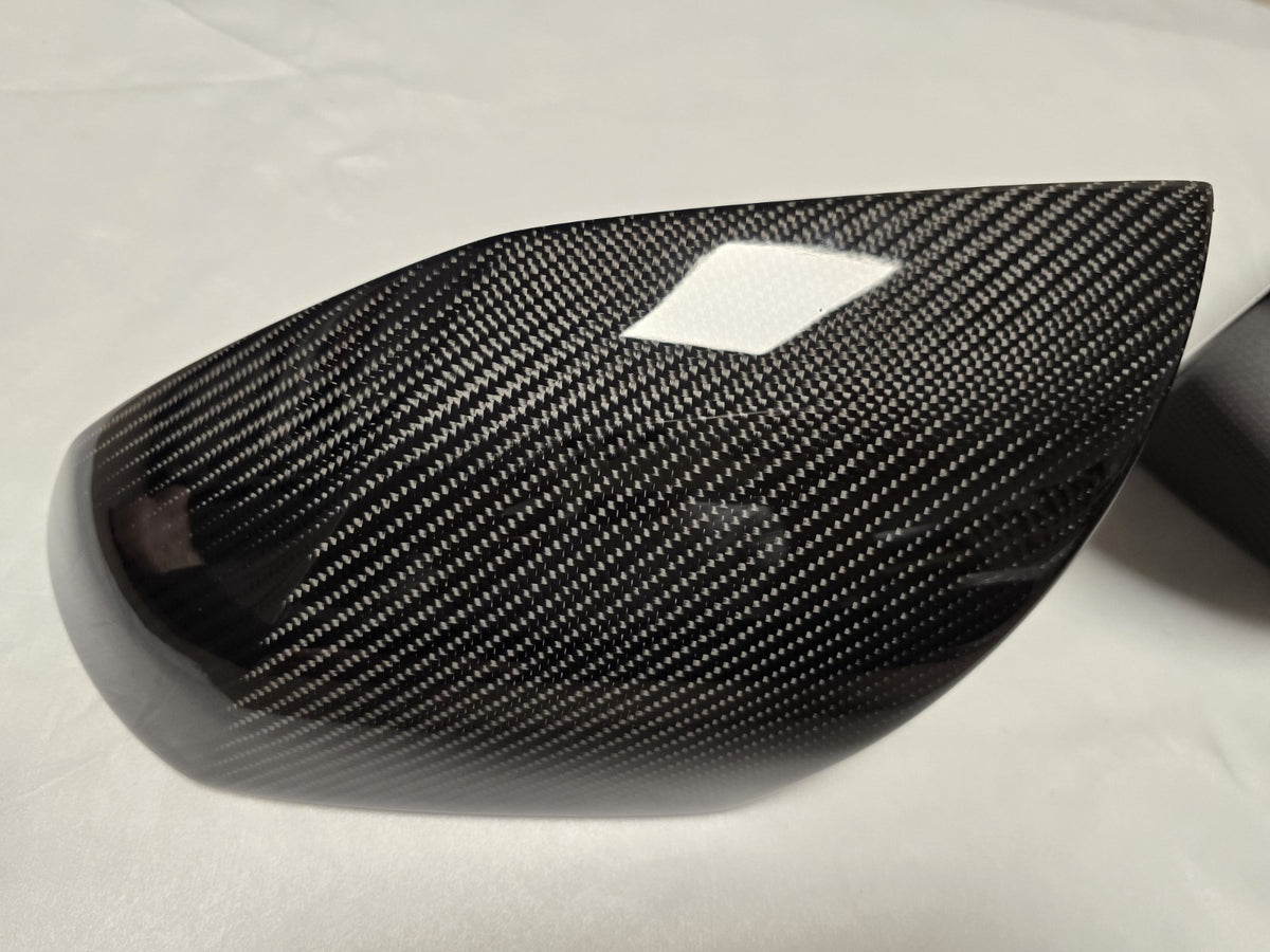Real Carbon Fiber Mirror Covers Hyundai IONIQ 5N 2024-2026 Side Caps Pair Set