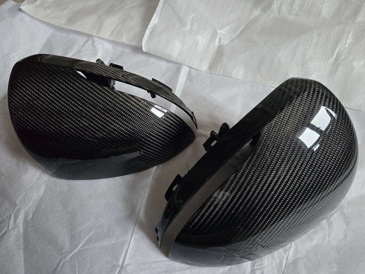 Real Carbon Fiber Side Mirror Cover Housing Replacement 2022-2026 Genesis GV70